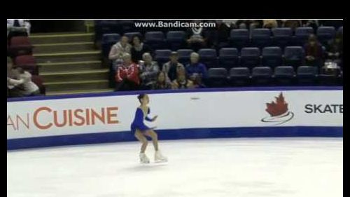 Satoko miyahara - skate canada 2014, kelowna - practice (short program)