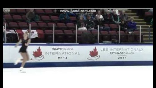 Alaine chartrand - skate canada 2014, kelowna - practice (free program)