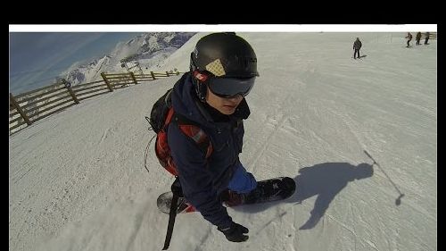 Les Deux Alpes 2014  GoPro3  GoSpin 360 mount