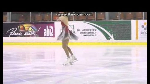 Sara casella - volvo cup 2014, riga - short program