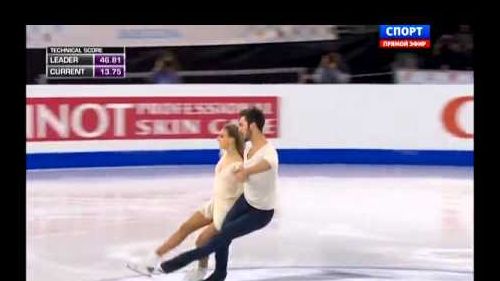Isu grand prix of figure skating final 2014. fd. gabriella papadakis / guillaume cizeron