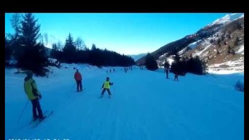 Antonio skiing in Passo Tonale