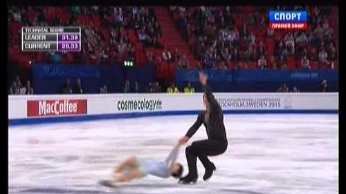 Yuko kavaguti/alexander smirnov - european championships 2015, stockholm - short program