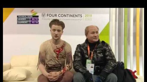 Misha ge - four continents 2015, seoul - short program