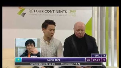 Denis ten - four continents 2015, seoul - short program