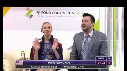 Polina edmunds - four continents 2015, seoul - short program