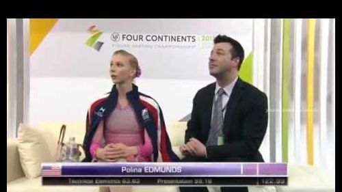 Polina edmunds - four continents 2015, seoul - free program