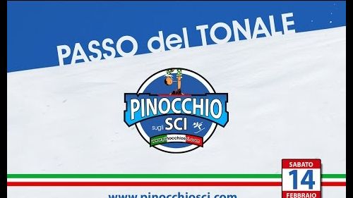 Pinocchio sugli sci a Passo del Tonale