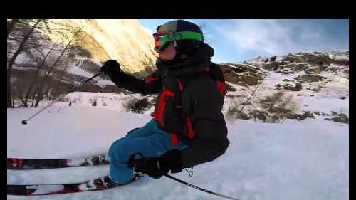 GoPro: Off Piste skiing in Saas Fee & Grimentz, Switzerland. Powder Days! 2015