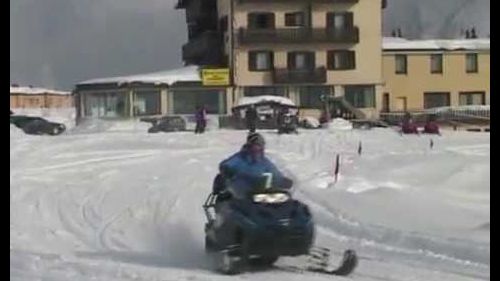 circuito di motoslitte Motosnow Veclani Passo Del Tonale