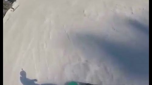 Laax 2015 snowboarding