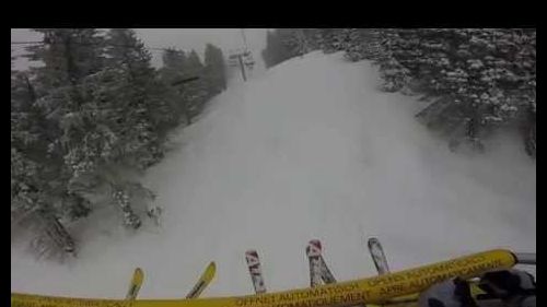 Sci con neve fresca a Folgaria con Gopro Hero 2014