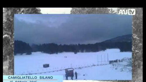 15/02/2015 Bollettino Neve, situazione impianti sciistici Camigliatello Silano.