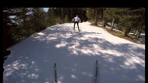 Sunny days! Crosscountry skiing in St. Anton am Arlberg