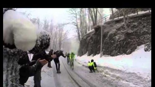 Basso eroico sotto la neve del Terminillo