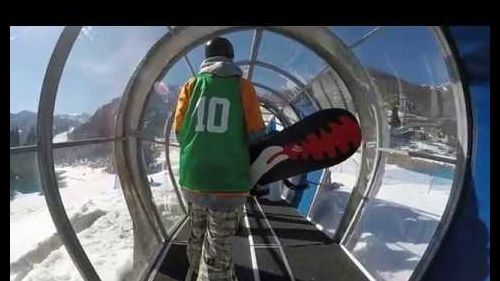 Gopro 4 Silver _ Snowboard double frontflip @ Funkpark Piancavallo