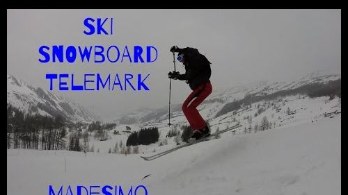 GoPro Hero | Ski, telemark and snowboard - Madesimo [HD]