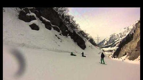 St Christoph, St Anton, Austria. Alberg ski area. March 2015 GoPro Hero 3+ Black Edition