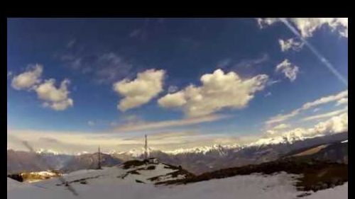 Scialpinismo Alpe del Nevegal 2015 ieri con sci Blizzard con attacchi Tyrolia e pelli di Foca