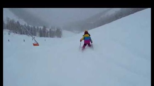 2015 04 Stubai - Terezka a Ver?a freeride Schlick2000