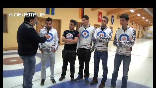Curling - Campionati italiani a Cembra - Intervista a Simone Gonin