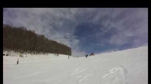 Rivisondoli - discesa snowboard Carlo Scippa a febbraio 2015