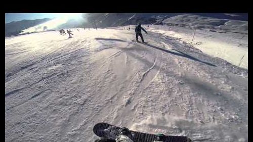 2014 Jess - Verbier Snowboard Run