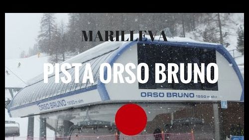 Piste da sci Marilleva: pista rossa Orso Bruno