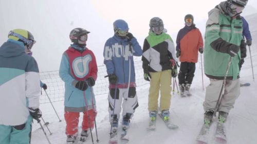 VTT Tignes 2015 : vue casque du gros saut sur la piste Kamasutrail.