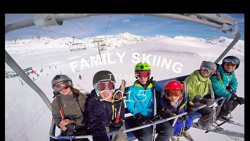 Family Skiing Tignes 2015 (gopro edit - Full HD)
