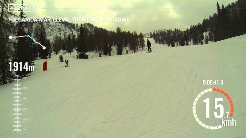 Trace: Skiing - Flavio Zancla at Folgarida-Marilleva