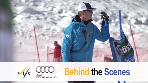 Course setting and slope preparation with the fis staff - behind the scenes