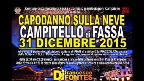 Dj Francesco Fontes Live Tour  - Capodanno sulla neve 2016