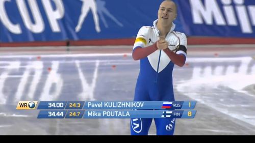 World record 500m speed skating 34,00 - pavel kulizhnikov 15.11.2015