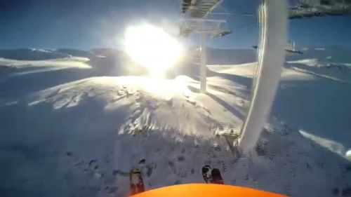Val Thorens, France - November 27th 2015 - Bluebird Skiing
