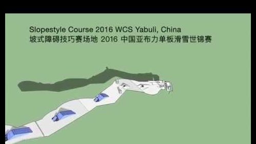 Slopestyle course - corona world championships of snowboarding 2016, yabuli