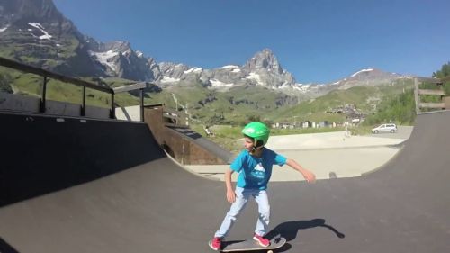 We snowboard Cervinia - Summer Camp 2015