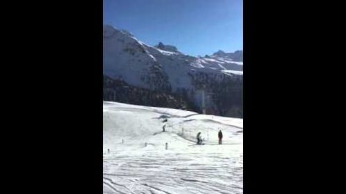 Zermatt skiing - 50% succeeded on turning