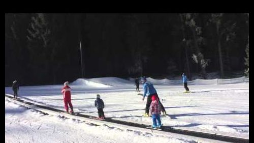 skiing at Val di Fassa