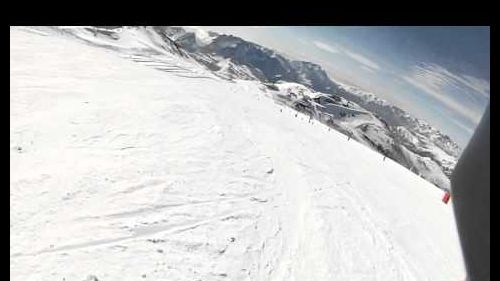Les Deux Alpes skiing March 2015 part l