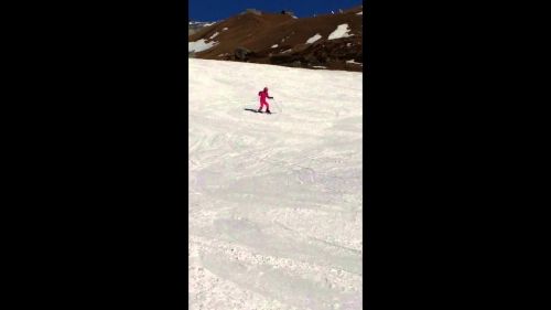 Hannah skiing cervinia December 2015