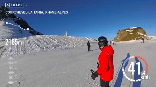 Trace: Skiing - Guy Ratcliffe at Courchevel-La Tania