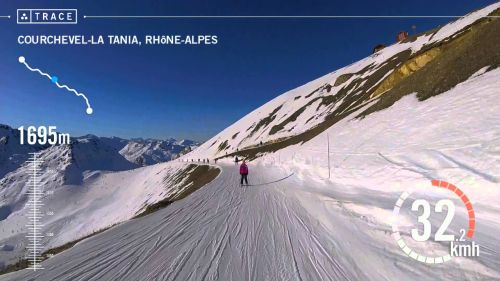 Trace: Skiing - Guy Ratcliffe at Courchevel-La Tania