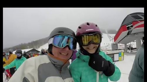 4th day telemark skiing