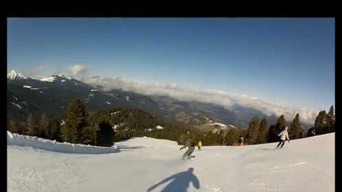 Snowboard enfant station ski la plagne