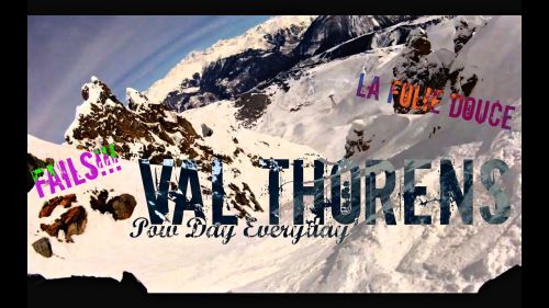 Skiing val thorens - la folie douce - fails - gopro hd