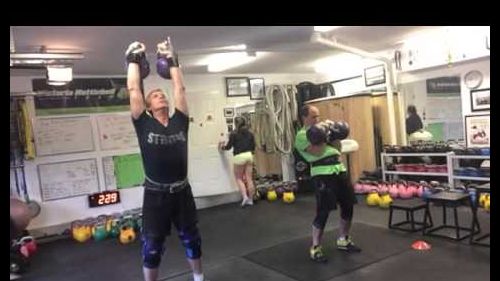 Victoria iron bell fitness - 20kg biathlon jerk
