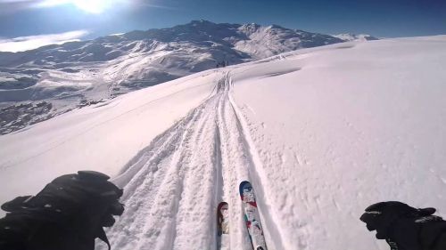 Skiing Val Thorens (off piste mainly)