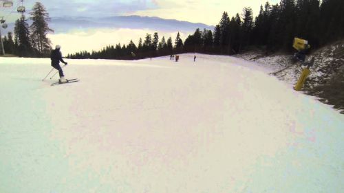 Nicolas snowboarding Andalo