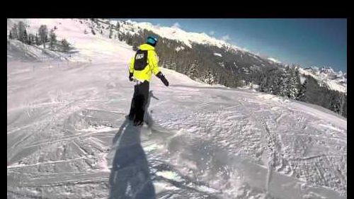 2016 italy snowboarding in vale di sole, folgarida, marilleva